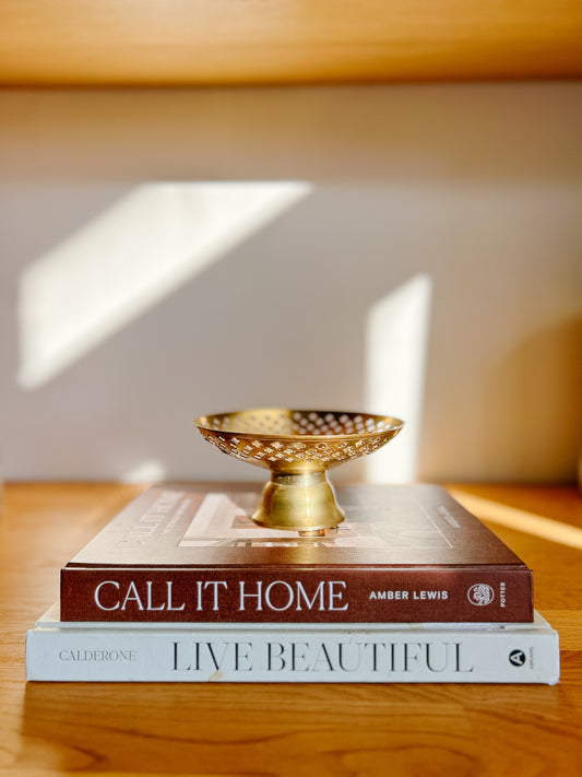 Brass Footed Bowl